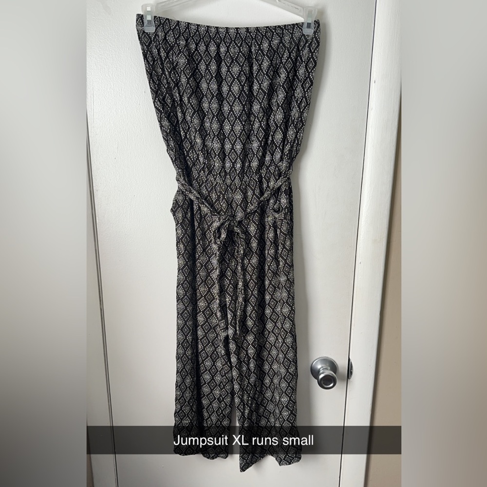 Strapless jumpsuit